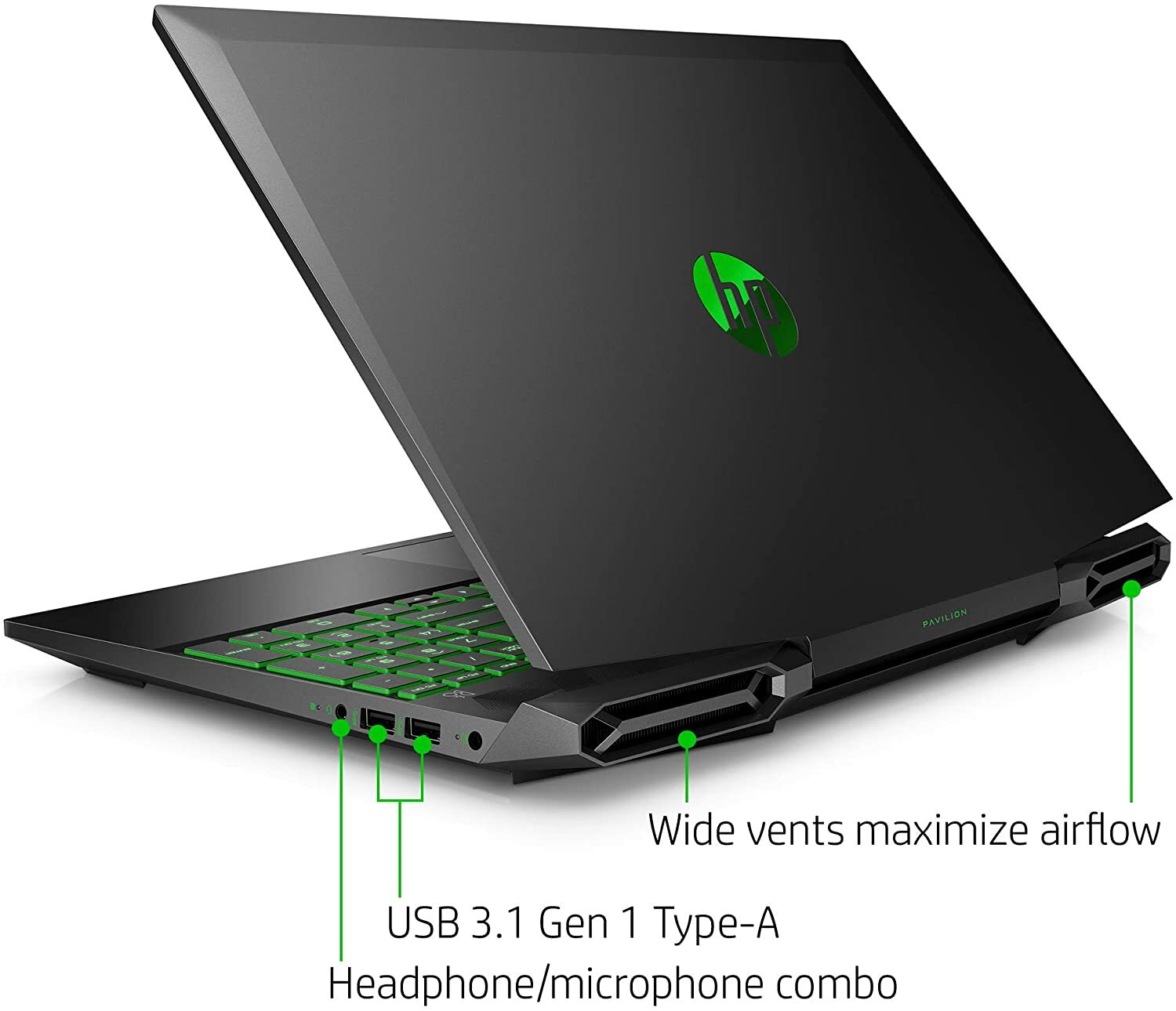 HP 15.6″ Gaming laptop Intel Core i5 9300H 2.40GHz 8GB RAM 128/256GB+500G/1TB