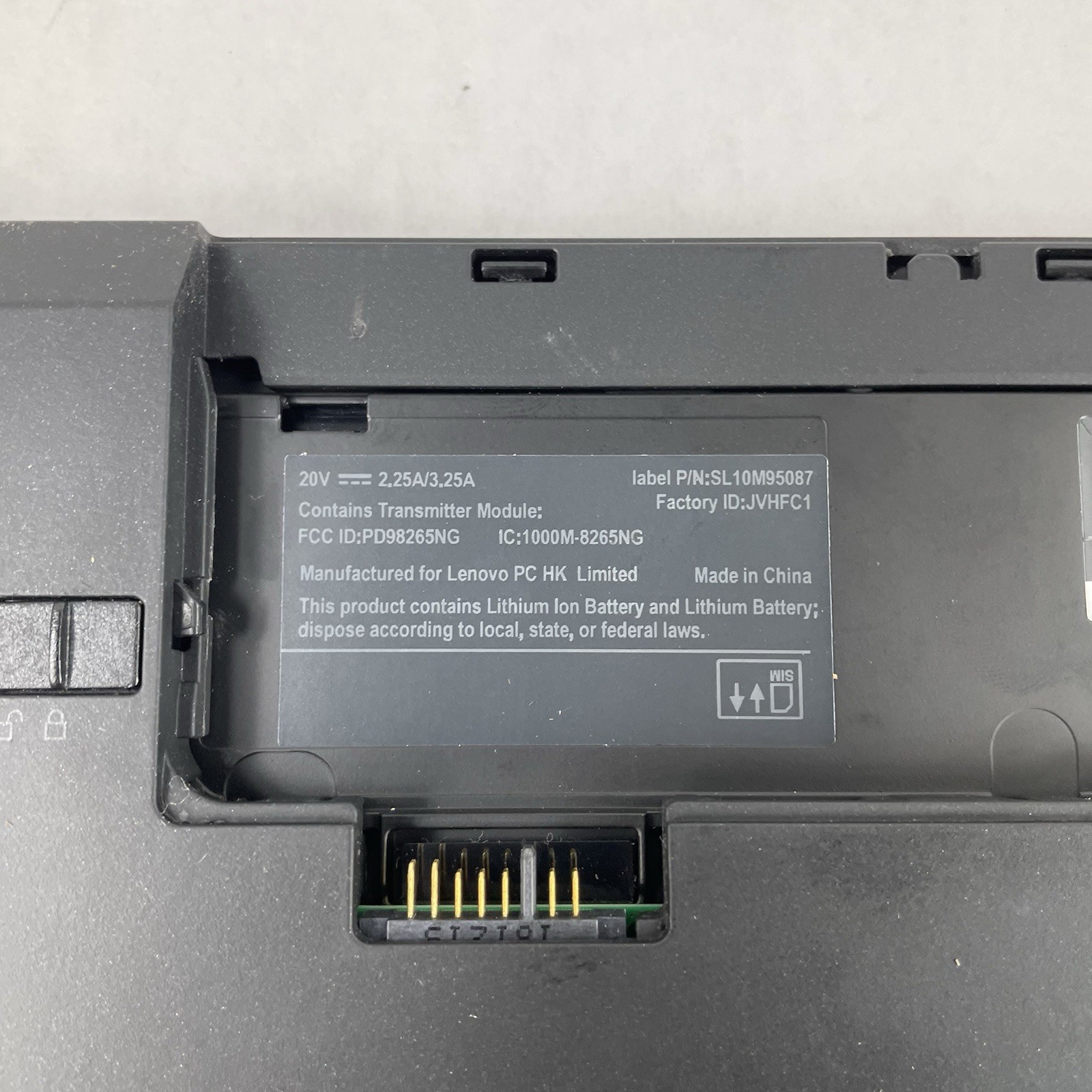 Lenovo ThinkPad T480 14″ i5-8350U 1.70 GHz 8 GB RAM No SSD/OS/AC/Batt – READ