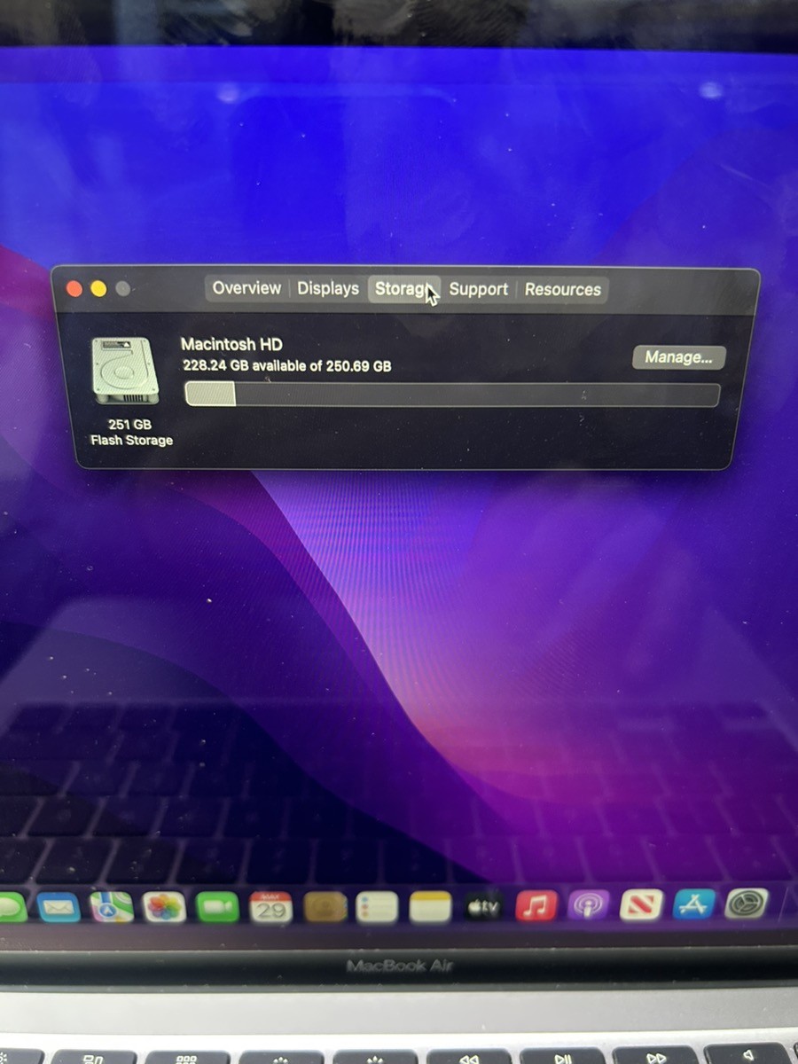 APPLE MACBOOK AIR A2179 LAPTOP (EZ3002915)