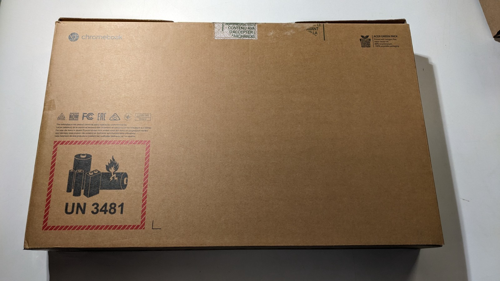 Acer Chromebook CB315-4HT-C22B, 15.6 in Intel Celeron N4500 & 128GB Storage