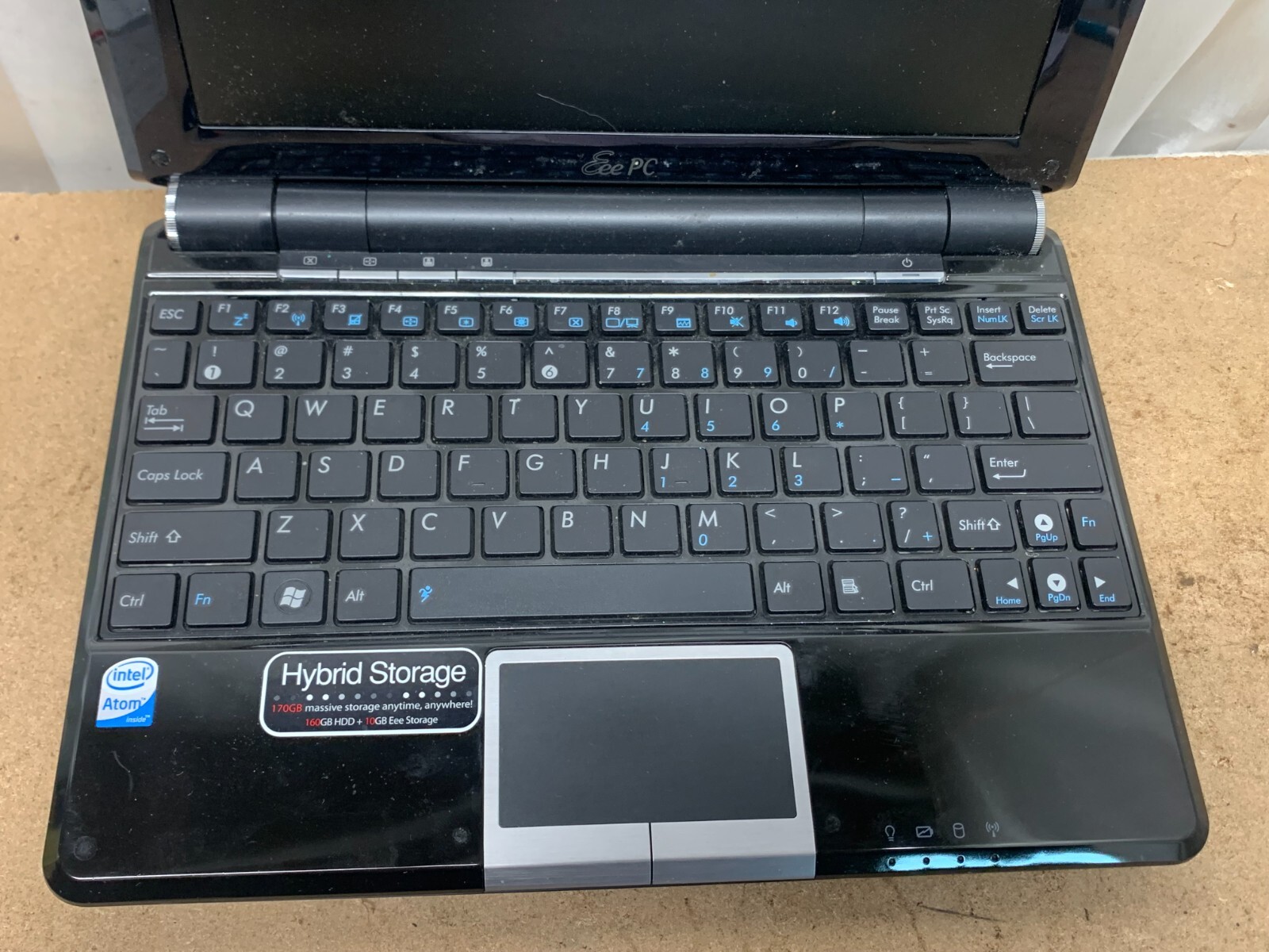 Asus Eee PC100HE Laptop Notebook Computer 10″ AS IS PARTS REPAIR