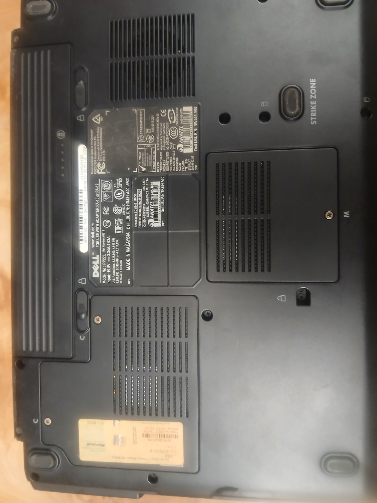 Dell Inspiron 15.4” Notebook/Laptop 1521 – For Parts or Repair