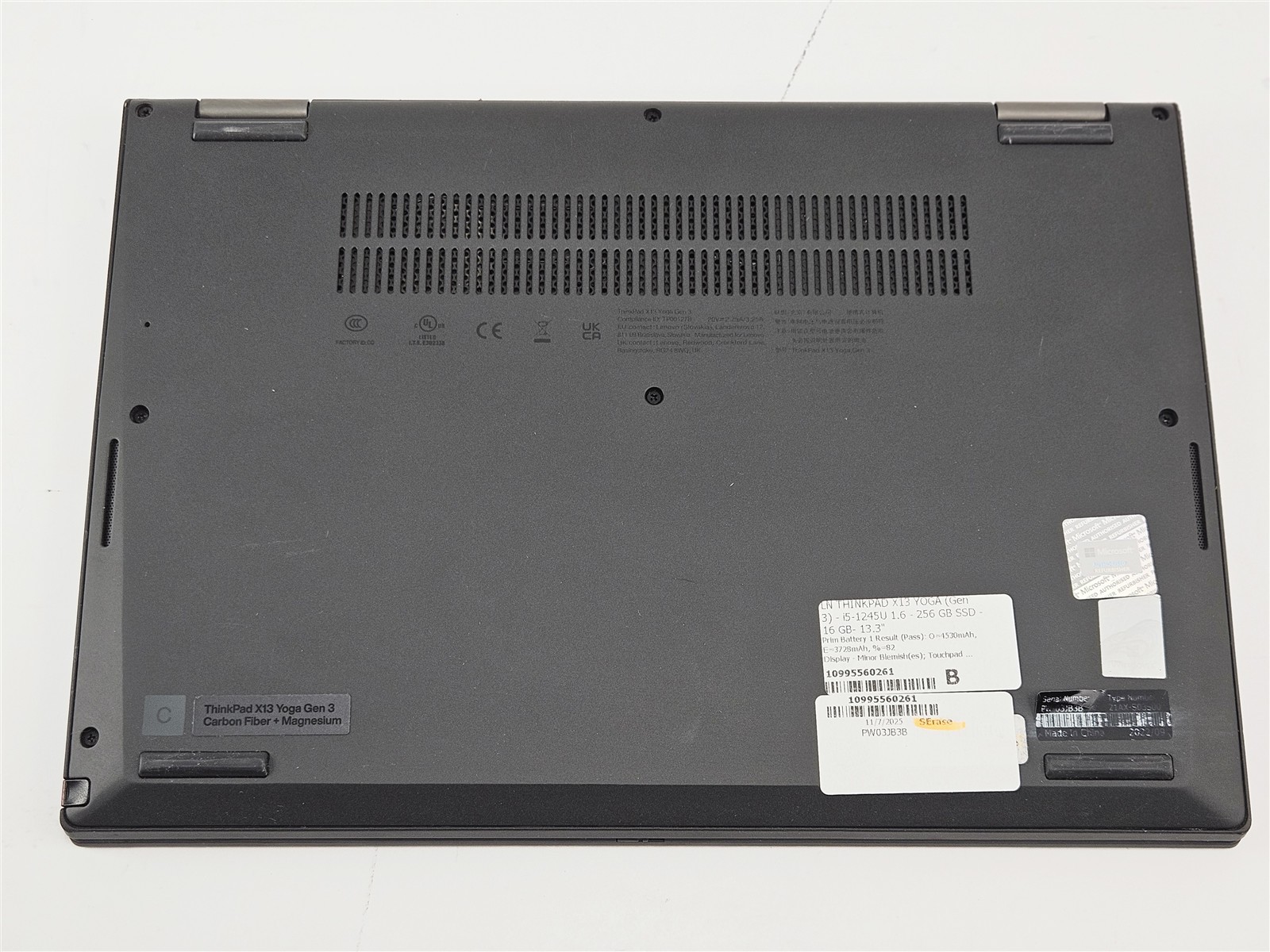 Lenovo ThinkPad X13 Yoga Gen 3 i5-1245U 16GB 256GB SSD 13.3″ Touch FP