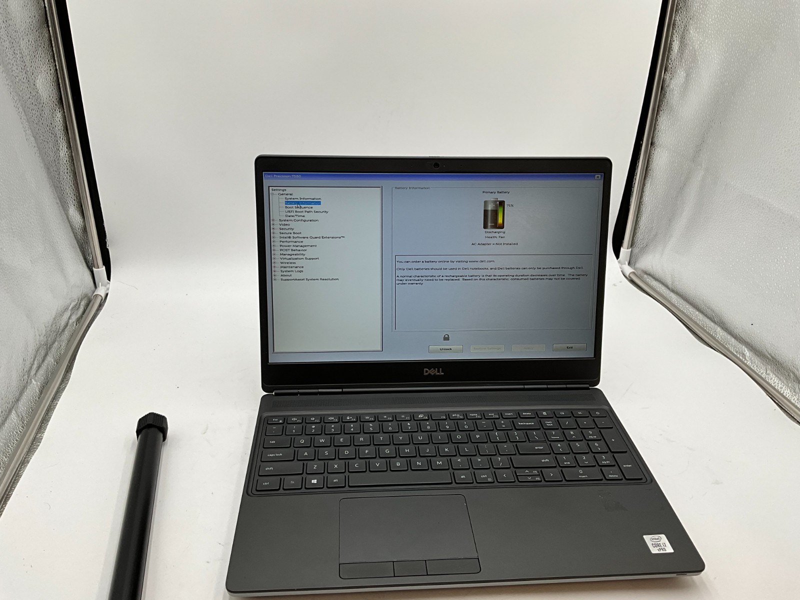 DELL Precision 7550 i7-10850H 2.70gh 64gb 1TB T2000 15.6″ LAPTOP B0L7Z33