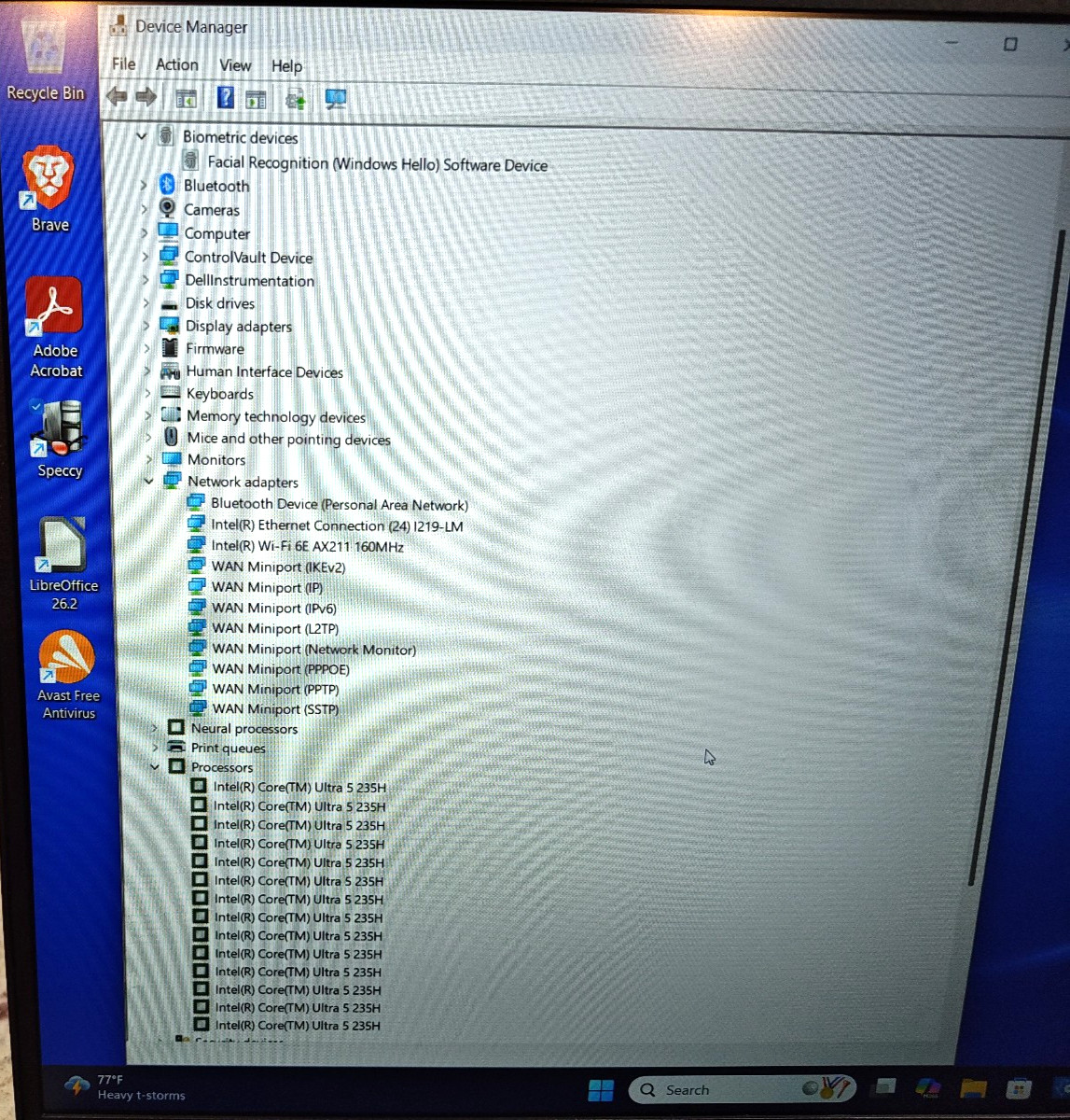 Dell Pro Max 16 MC16250 (Touch) — Ultra 5 235H / 32GB RAM / 512GB SSD