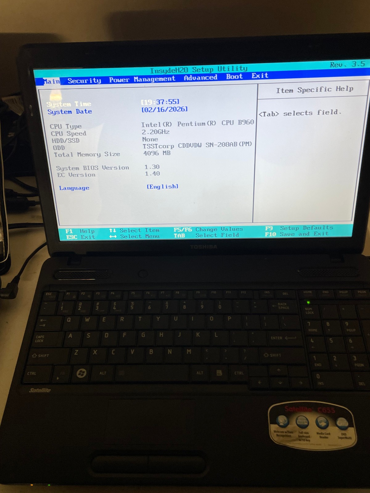 Lot of 5 Toshiba Satellite C655 Fix/repair Lot Wholesale