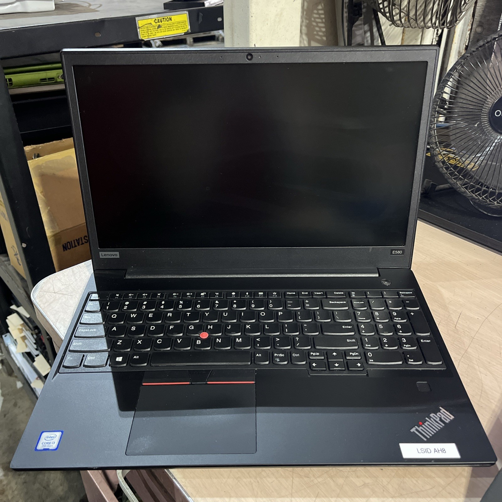 LENOVO THINKPAD E580 INTEL CORE I3-7020U 2.30GHZ 4GB RAM NO HD