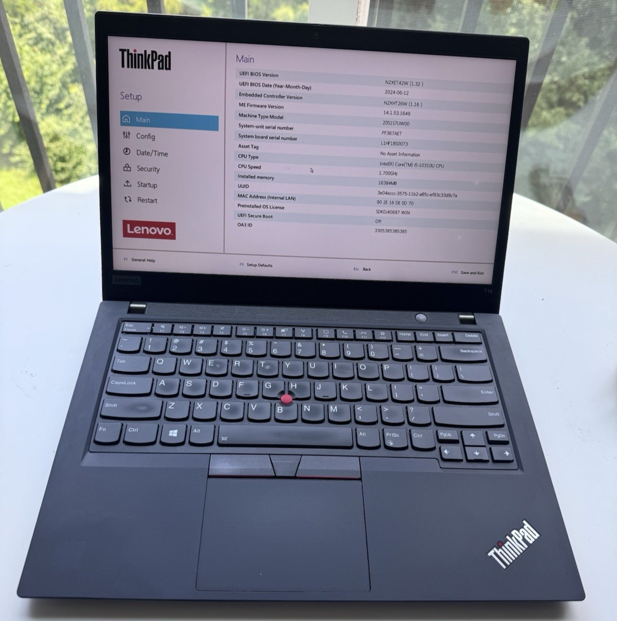 Lenovo ThinkPad T14 Gen 1 i5-10310U 16GB RAM 256GB SSD FHD Win 11 w/ Charger