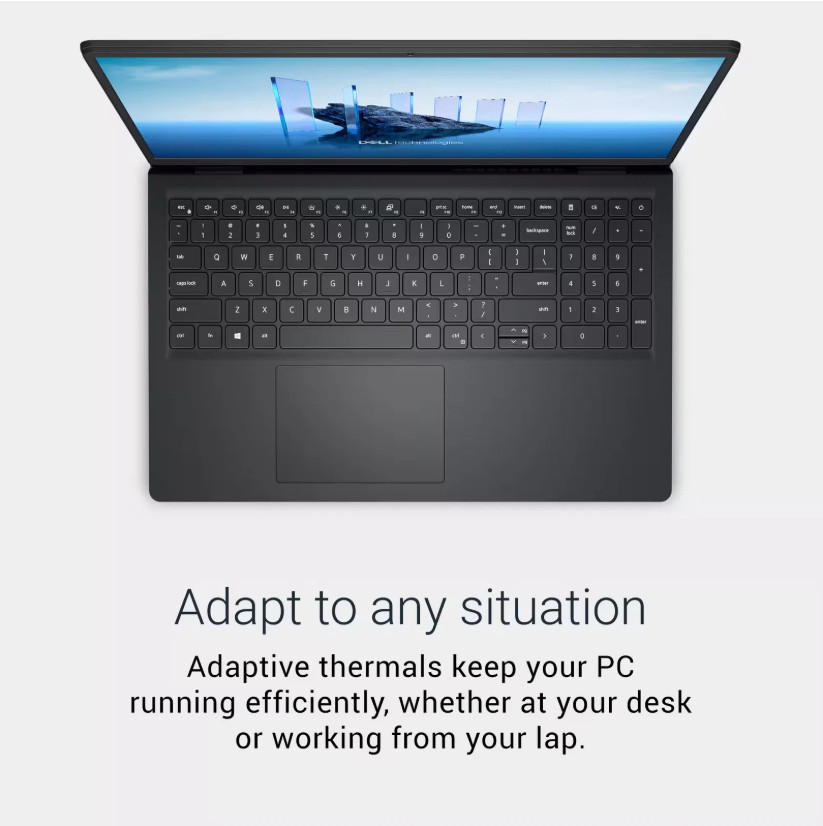 Dell 15.6″ 2K Touchscreen Laptop Intel Core i5 1334U 8GB 512GB Carbon Black
