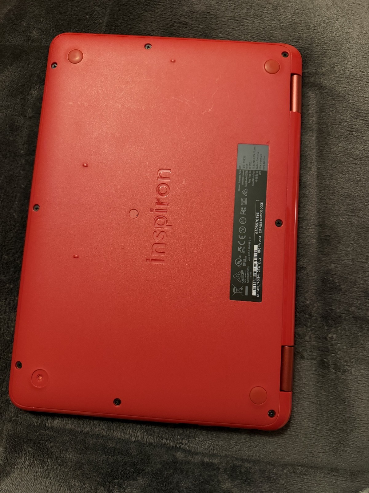 Dell Inspiron 11 3000 11.6 in (32GB, Intel Celeron N, 1.60GHz) Laptop – Red