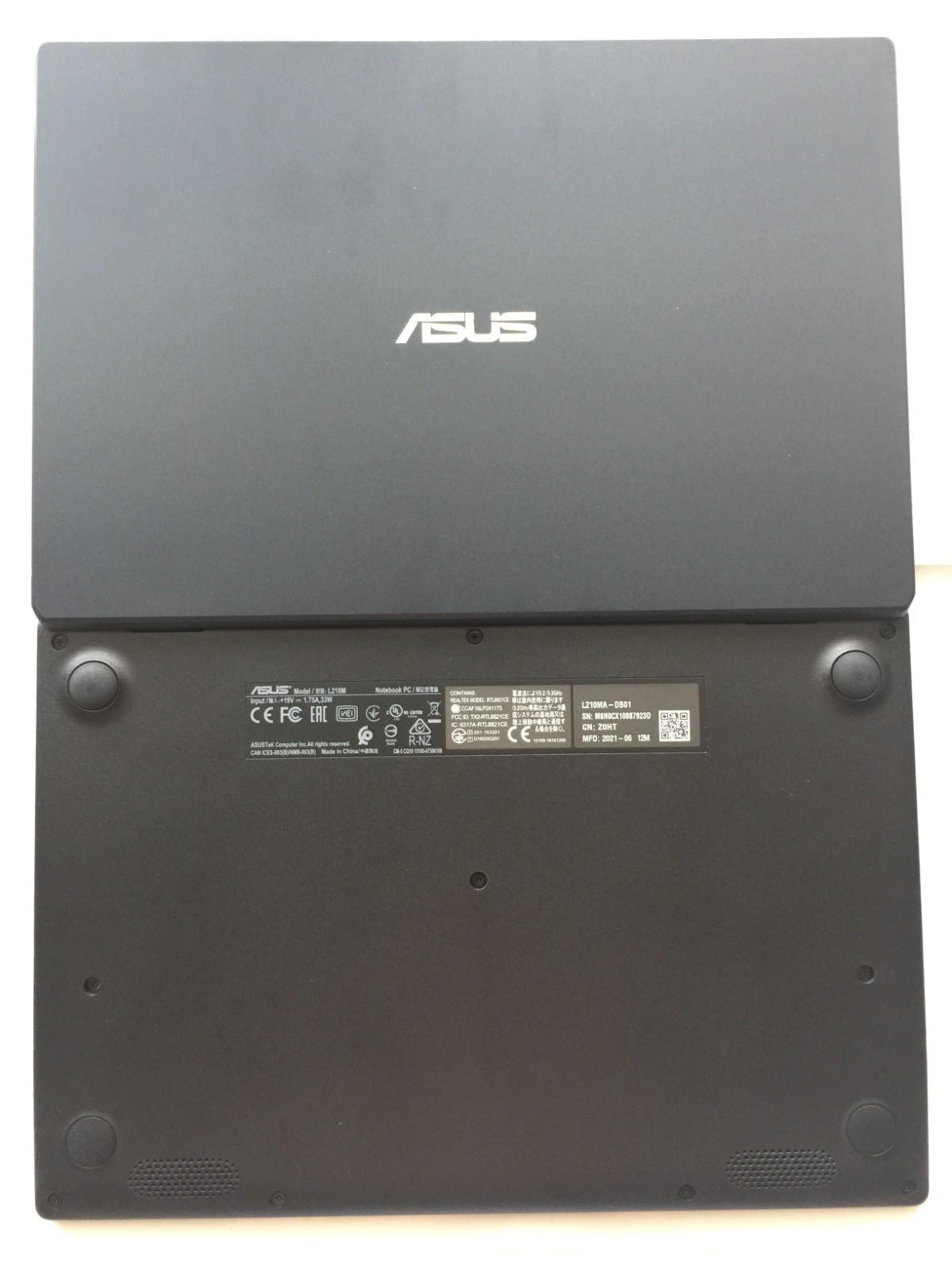 ASUS L210MA-DB01 11.6″ INTEL N4020 @ 1.10GHZ 4GB RAM 64GB eMMC WINDOWS 10