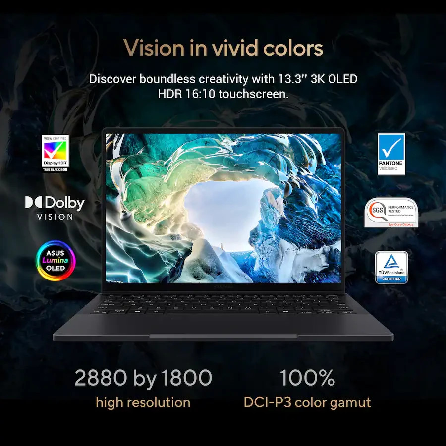 ASUS ProArt PX13 13″ 3K OLED Copilot+ 2-in-1 Laptop Ryzen AI 9 32GB 1TB RTX 4050
