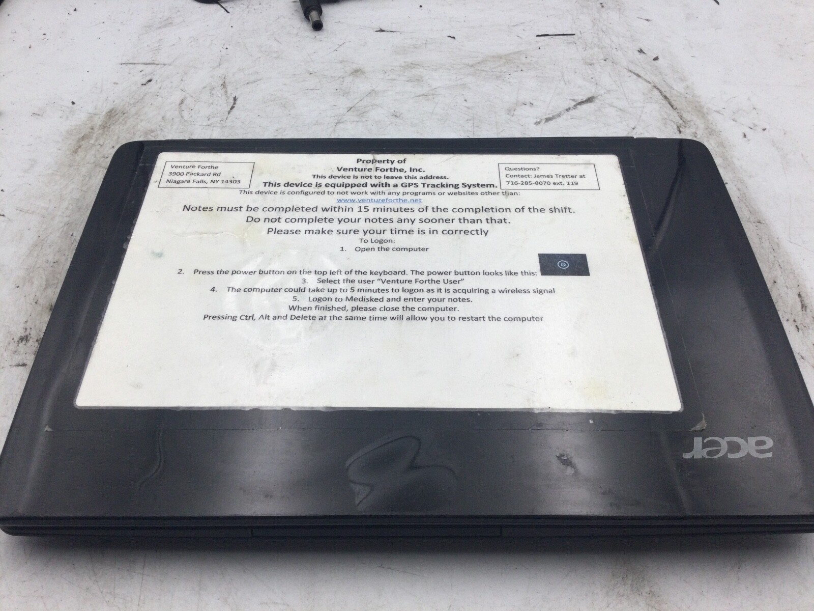 ACER ASPIRE ONE 722 – FOR PARTS – AMD C-60 – NO RAM – 12″ – READ DESCRIPTION -BB