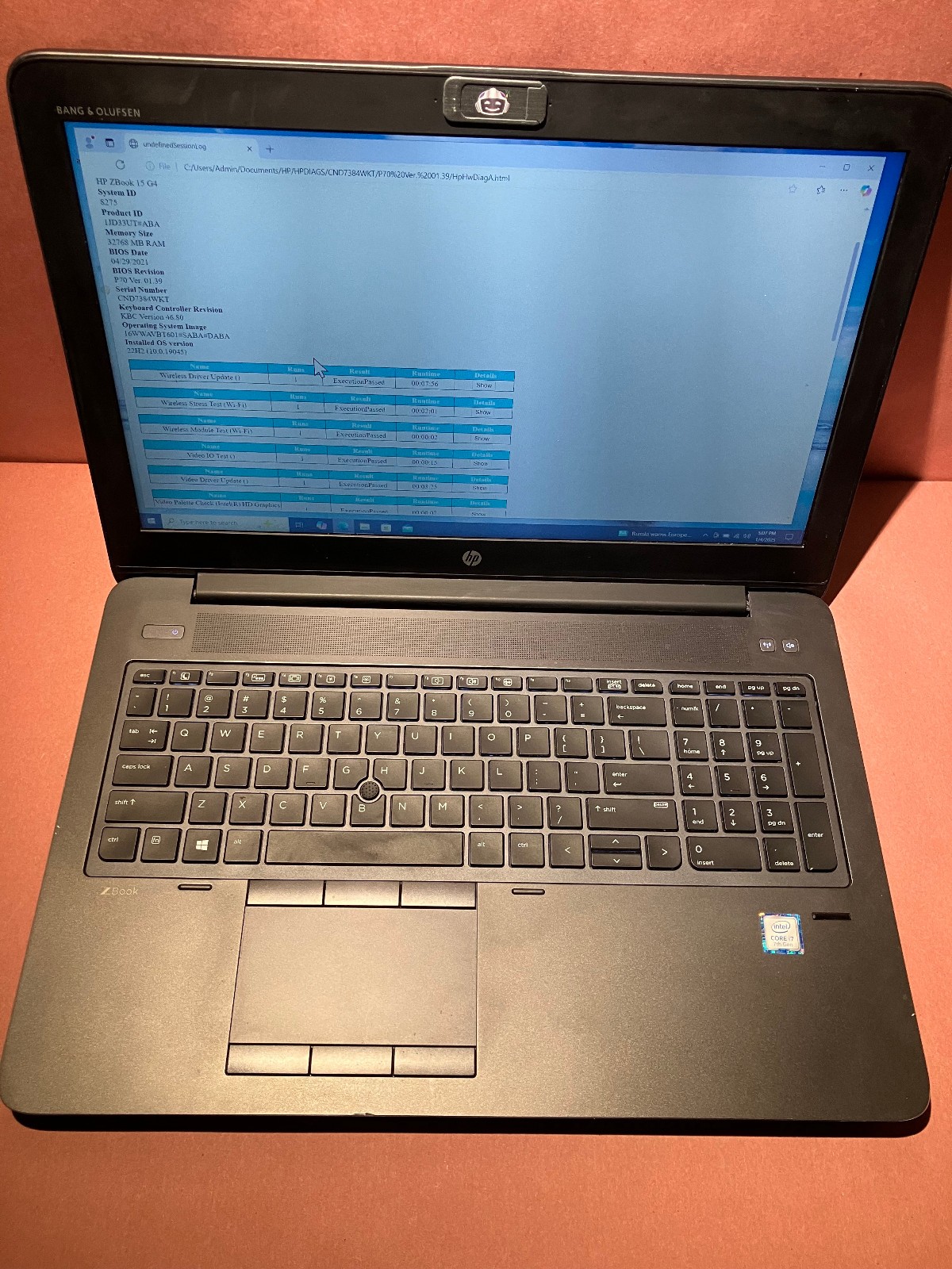 HP ZBook Studio G4 Intel Core i7 16GB RAM 500GB SSD NVIDIA Quadro M1200