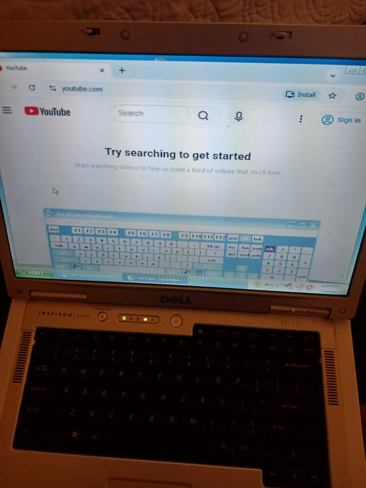 dell inspiron e1505 laptop