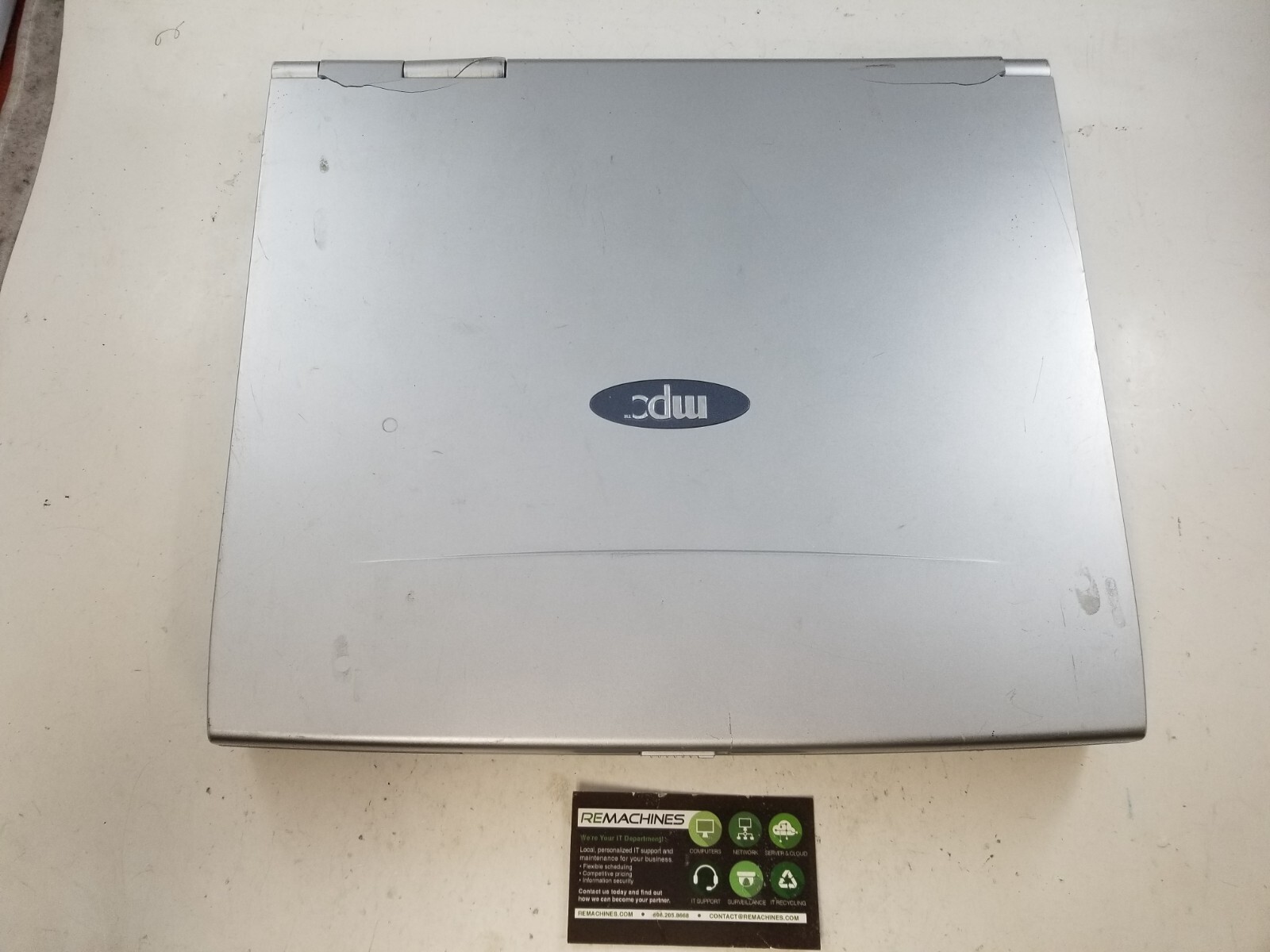 MPC TransPort T3000 14″ Laptop Pentium 1.8GHz 1GB 120GB HDD Radeon 9600M XP Pro