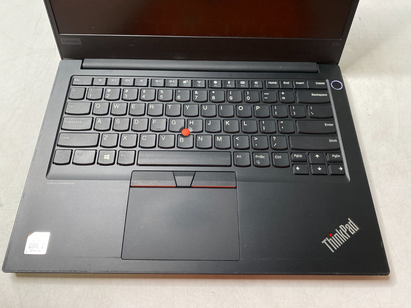 Lenovo Thinkpad E14 i3-10110u No RAM/SSD – Plays Chime, No POST PARTS
