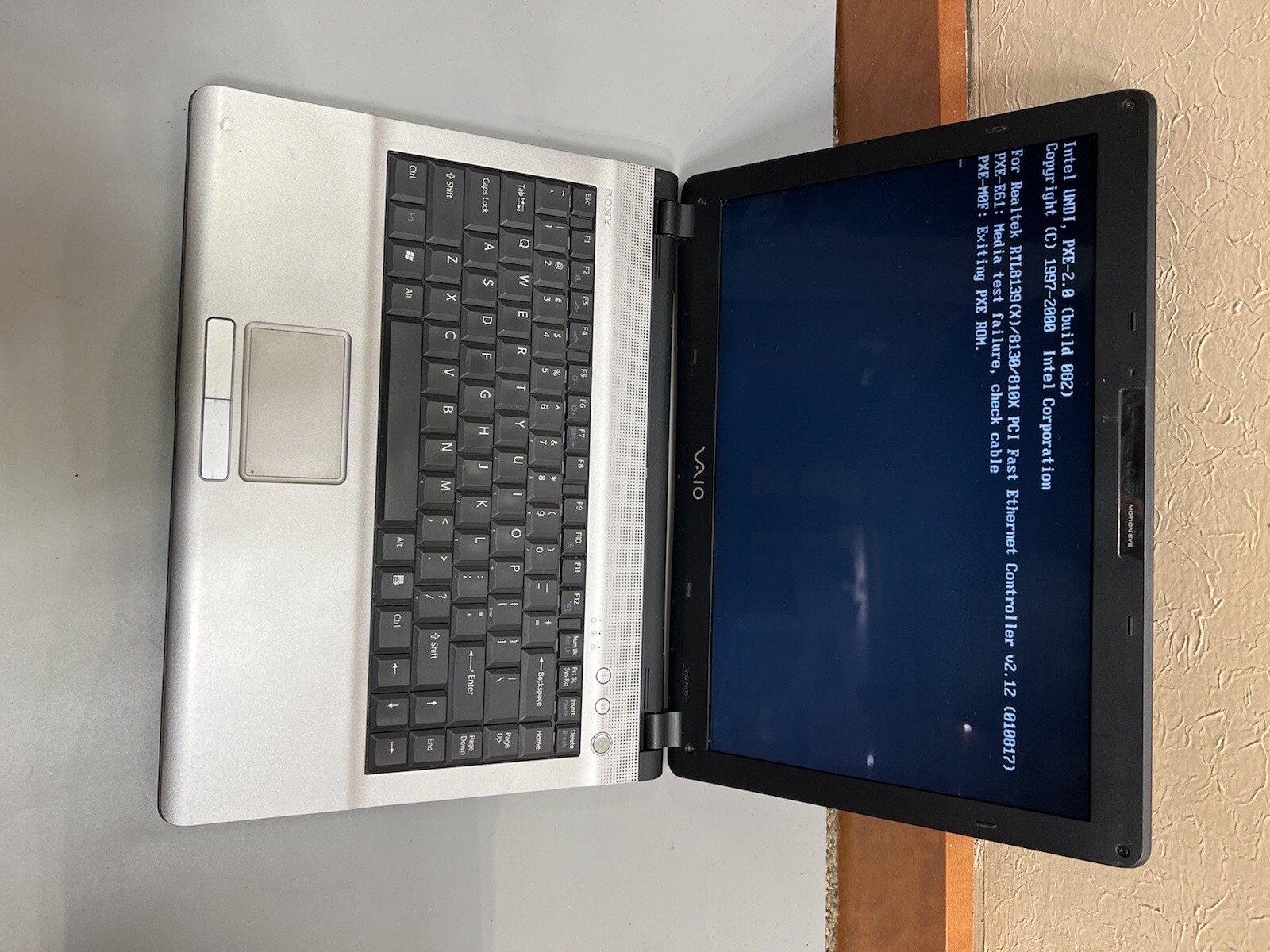 Sony VAIO PCG-7K1L 2GB RAM 100GB HDD BIOS TESTED