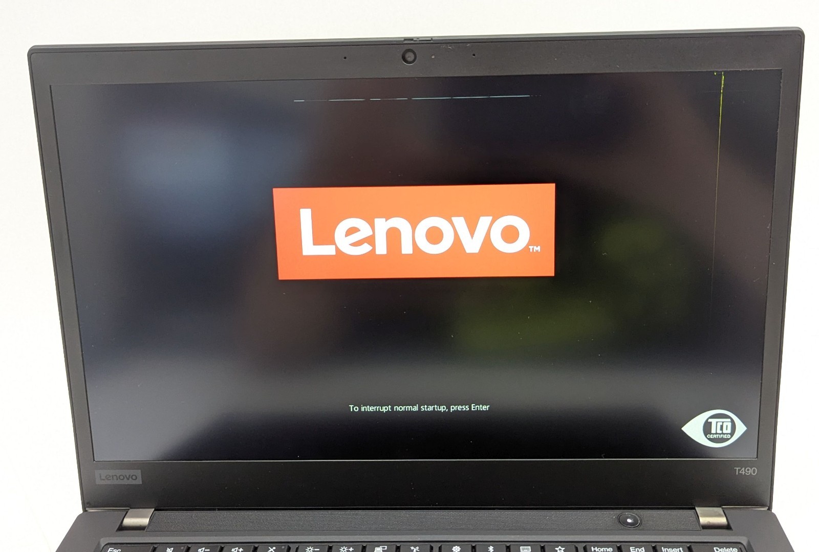 Incomplete Lenovo ThinkPad T490 14″ Laptop i5-8365U 8GB RAM – *DEAD PIXELS*