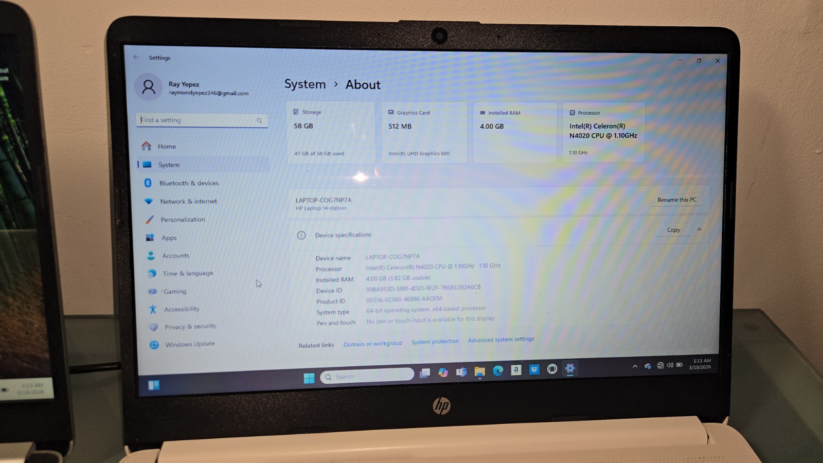 4 HP Laptops MODEL:14-CF2112WM, cb172wm, dk0002dx, 14-dq0002dx READ