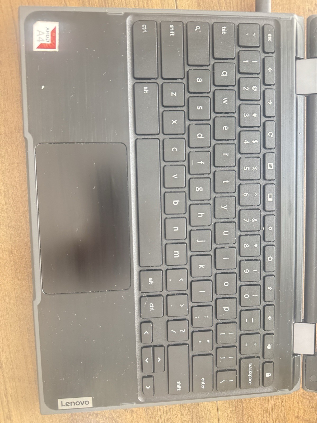 Touch screen Lenovo 300e Chromebook 2nd Gen AST 82CE with charger.