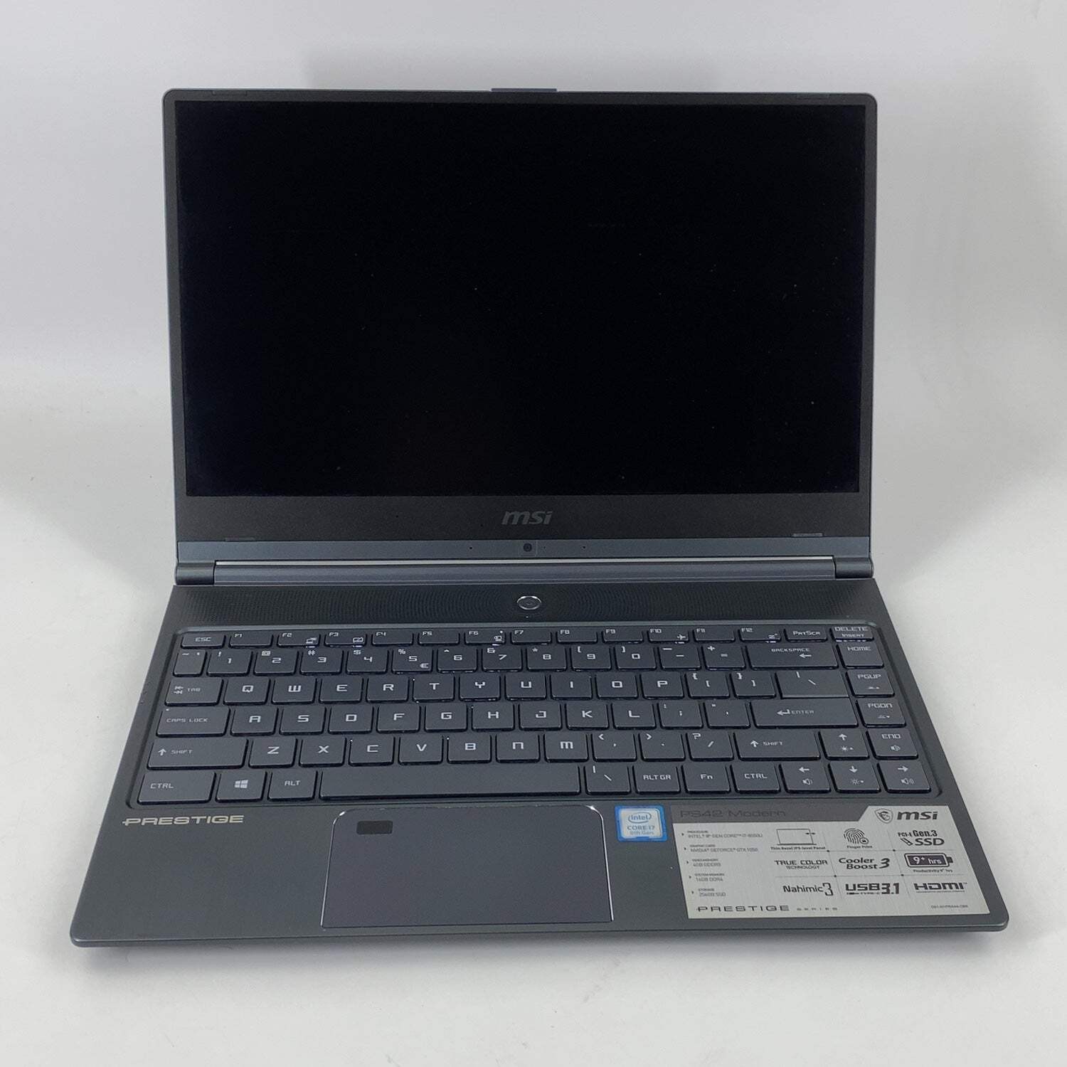 MSI Prestige MS-14B2 14″ i7-8550U 2.0GHz 16GB RAM 256GB SSD GeForce GTX 1050