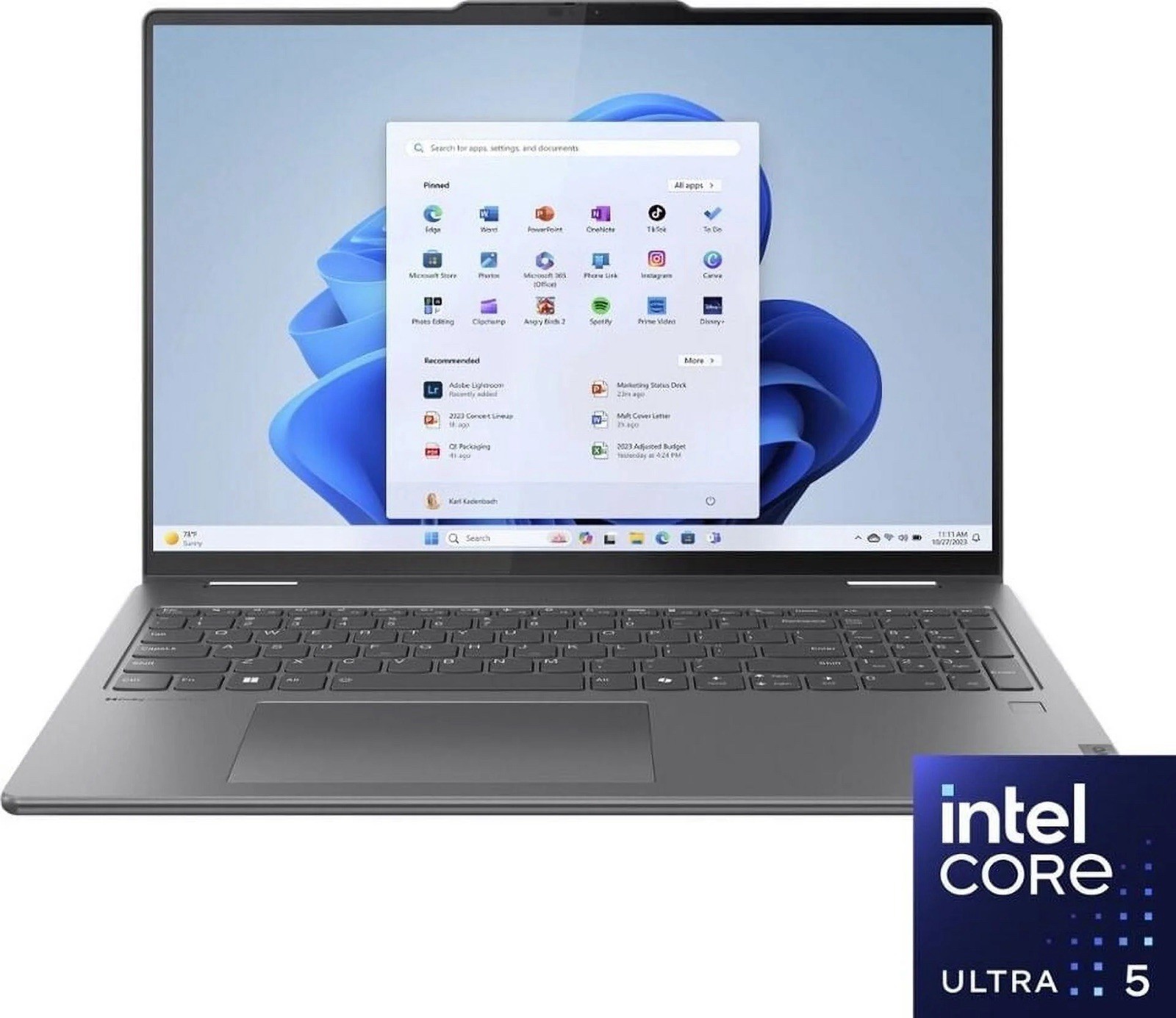 Lenovo – Yoga 7i 2-in-1 16″ 2K Touchscreen Laptop – Intel Core Ultra 5 Proces…