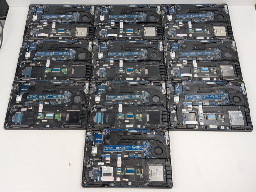Lot of 10 – Dell Latitude 5400 Quad Core i5 8th Gen **For Parts or Repair**