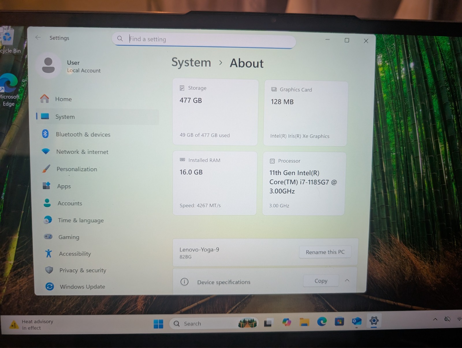 Lenovo Yoga 9 14″ 2-in-1 4K Touch Laptop Tablet- i7 3.0ghz 16gb/512gb LEATHER