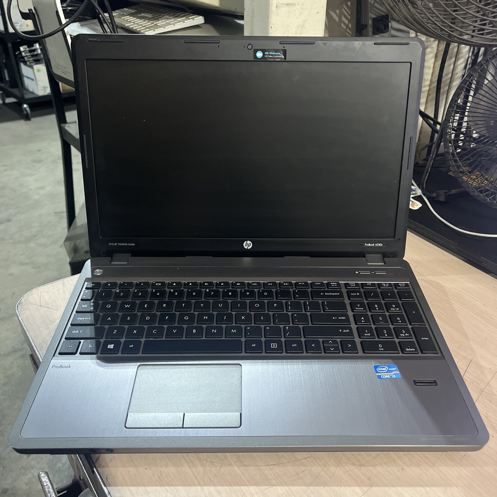 HP PROBOOK 4540S INTEL CORE I3-3110M 2.40GHZ 4GB RAM NO HD /