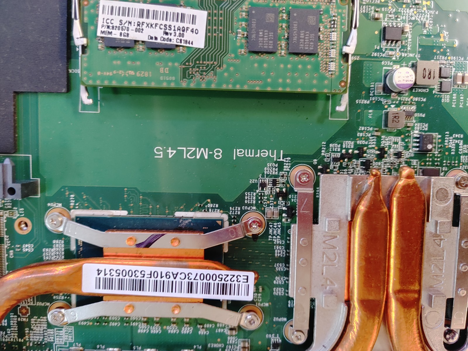 MSI GE72 6QD Apache Pro Core i7-6700HQ@2.60GHz, 8GB RAM , NO SSD FOR PARTS