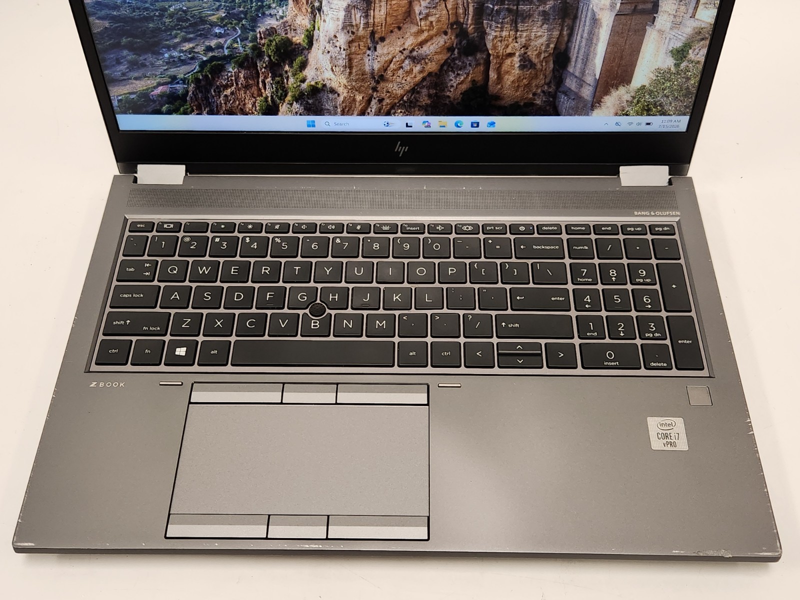 HP ZBook Fury 15 G7 15.6″ i7-10850H 2.7GHz 8GB 512GB W11P Quadro T2000 73% BATT