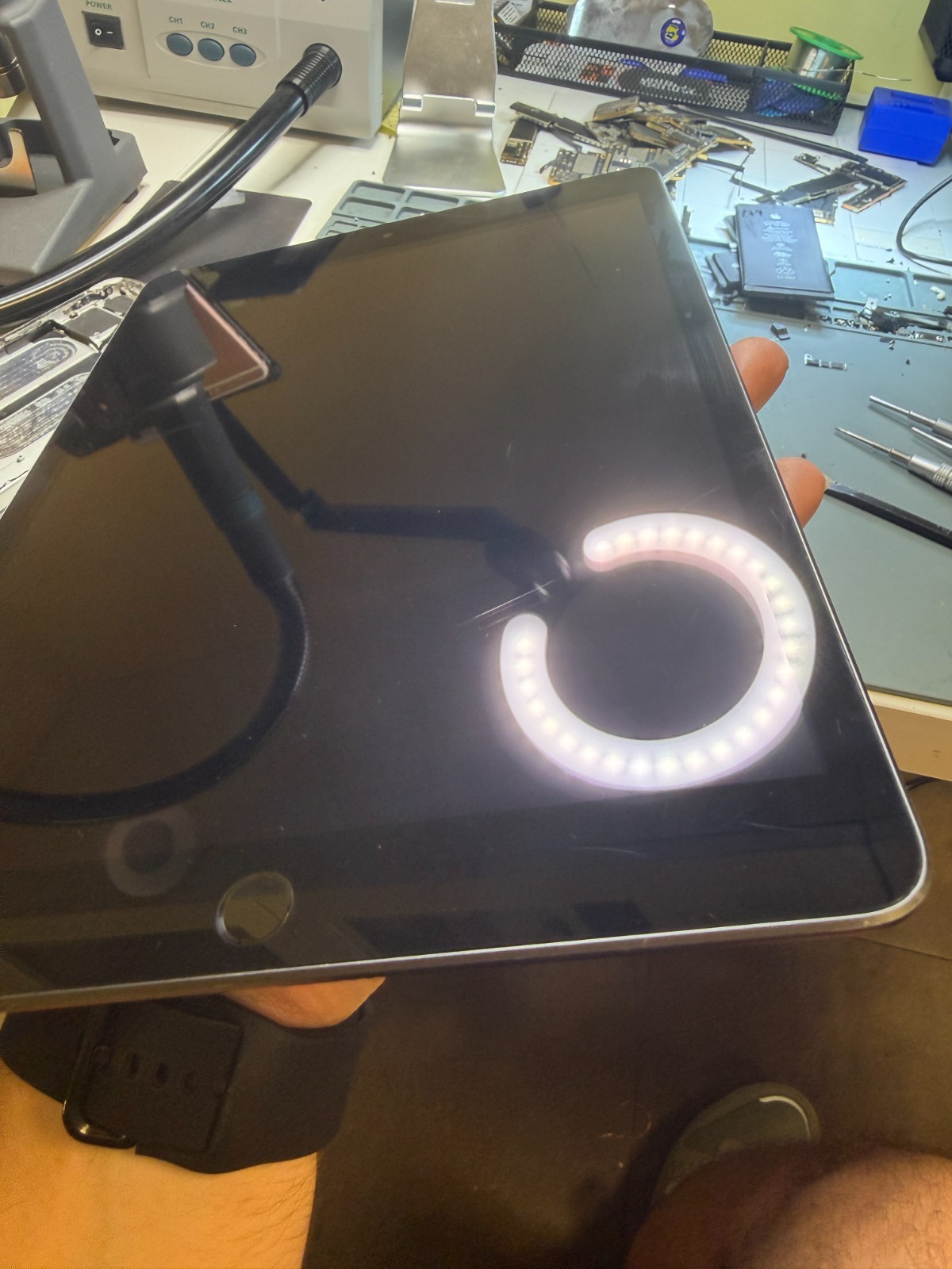 Apple iPad 9th Gen 64GB WiFi Gray For Parts Not Tested Repair A2602