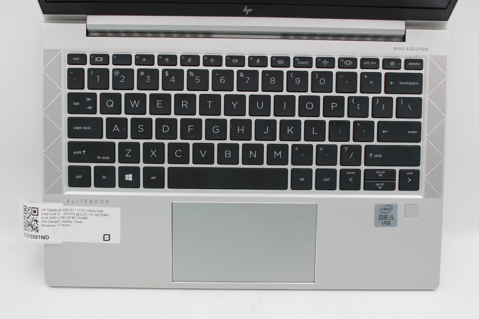 HP EliteBook 830 G7 _ i5-10310U @ 1.7 _ 16GB RAM _ 256GB SSD _ Win11H