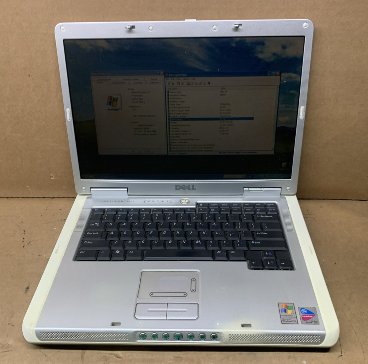 Vintage Dell Inspiron 6000, Intel Pentium M@1.5GHz, 2GB RAM, 40GB HDD, WinXP