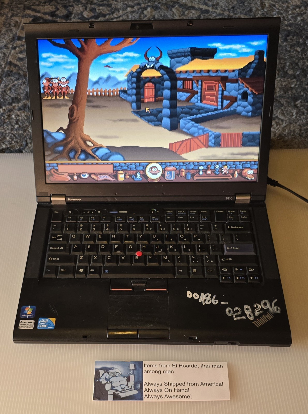 Lenovo ThinkPad T410 14″ Laptop, i5-M520/6GB RAM/500GB HDD/Windows 7 Pro