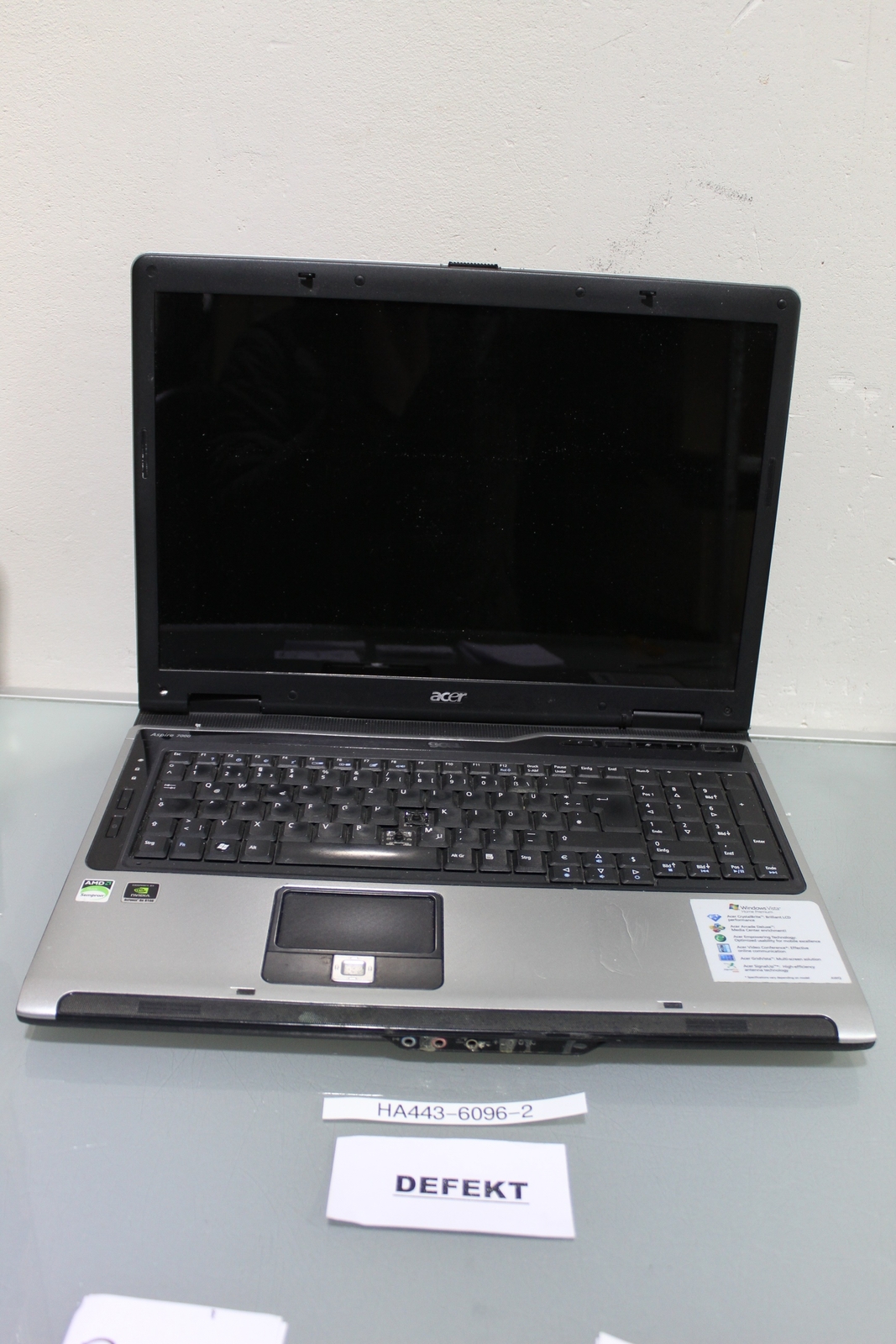 Acer Aspire 7000 series MS2195 AMD sempron Nvidia Geforce go 6100 *faulty* (HA44