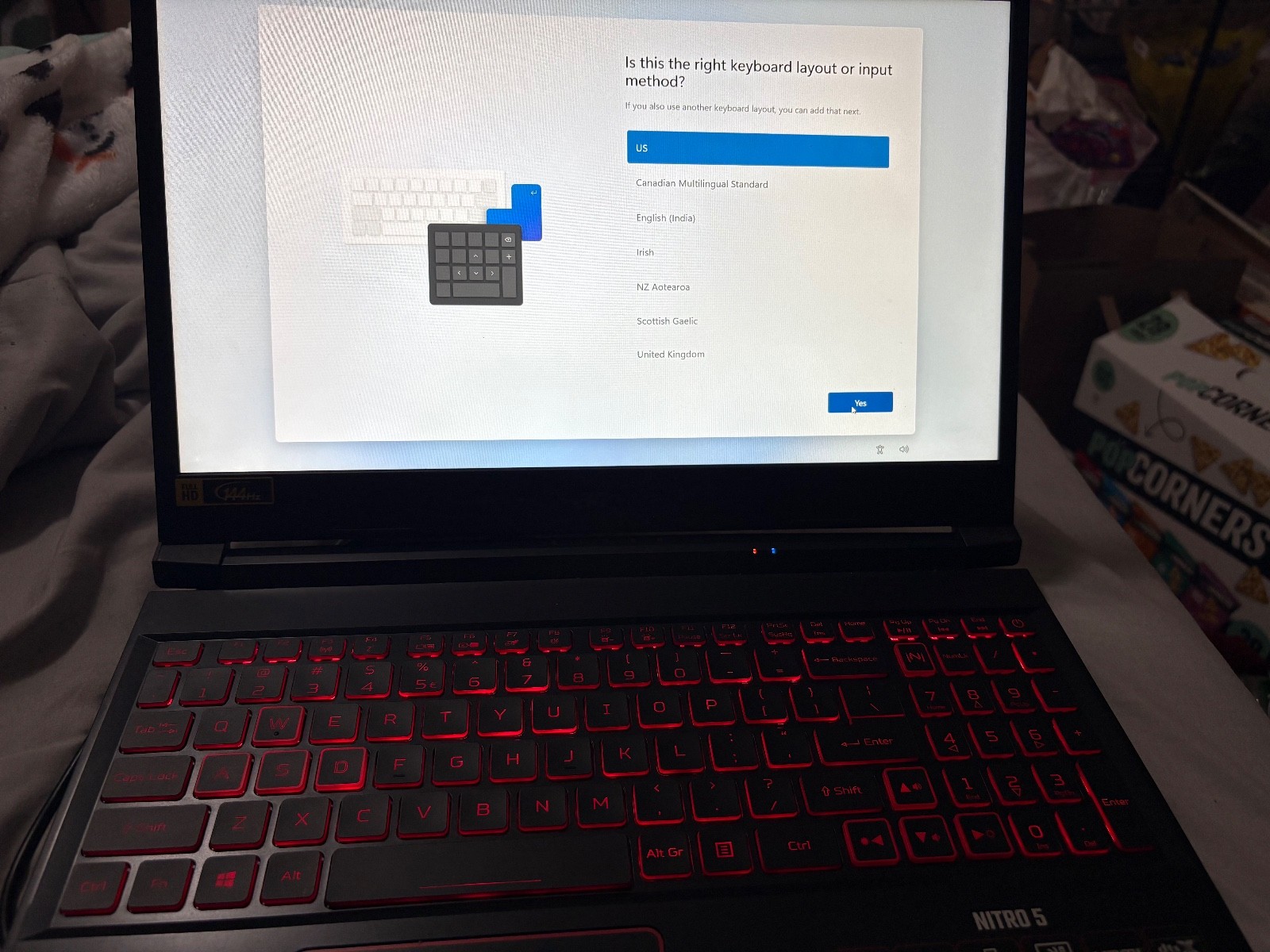 Acer Nitro 5 AN515-54-5812 15.6 inch (256GB, Intel Core i5 9th Gen., 2.40GHz,…