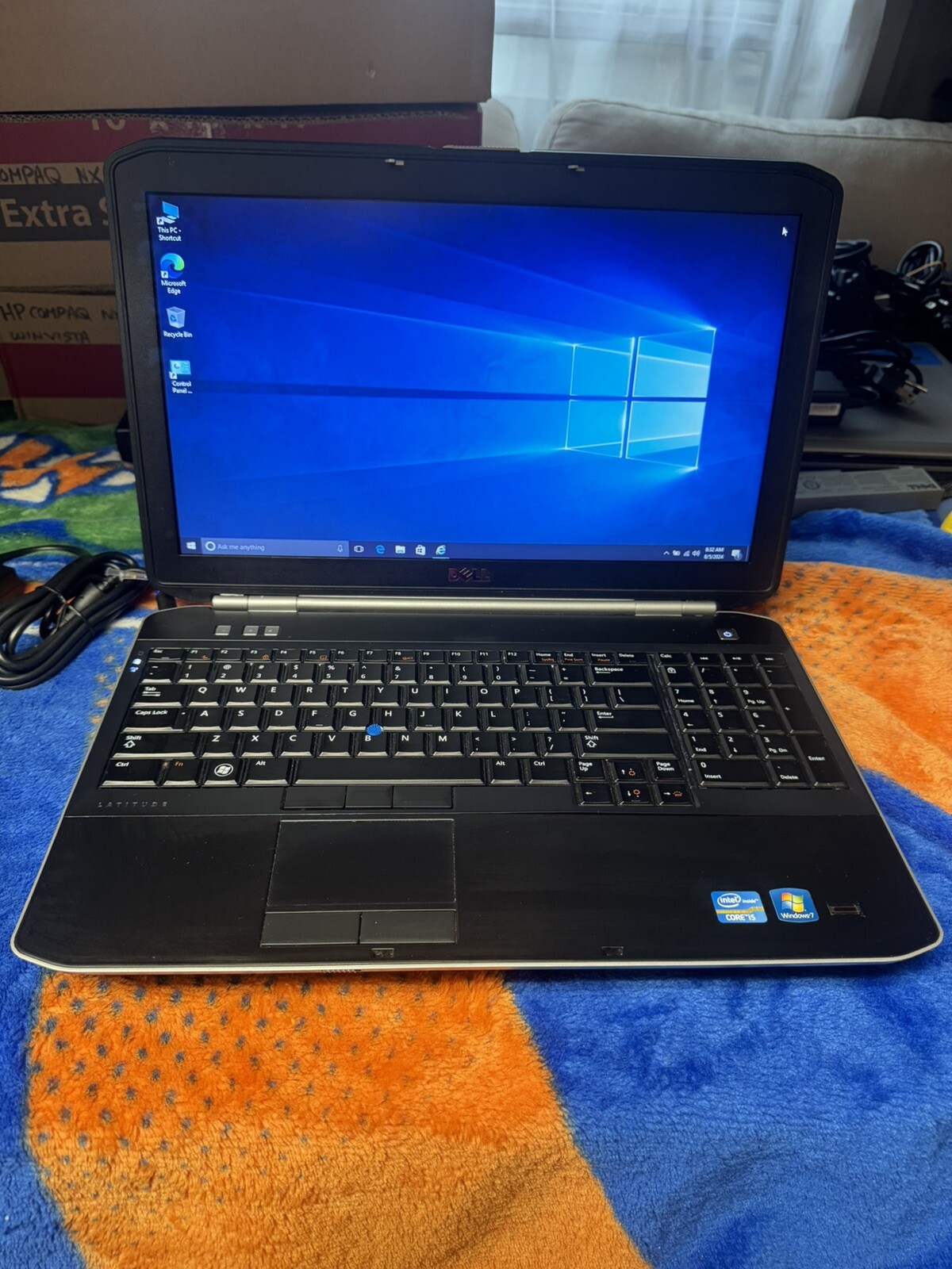 Dell Latitude E5520 Laptop Win10pro64 i5 2.40ghz 160gb 4GB #002