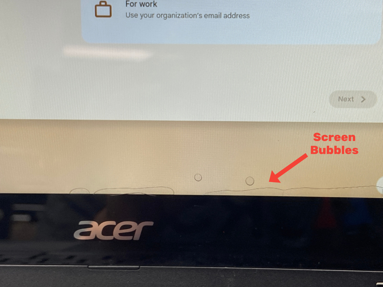 MINOR DEFECT Acer Chromebook Spin 512 R851TN-P4FF 8GB 64GB Folding TouchScreen