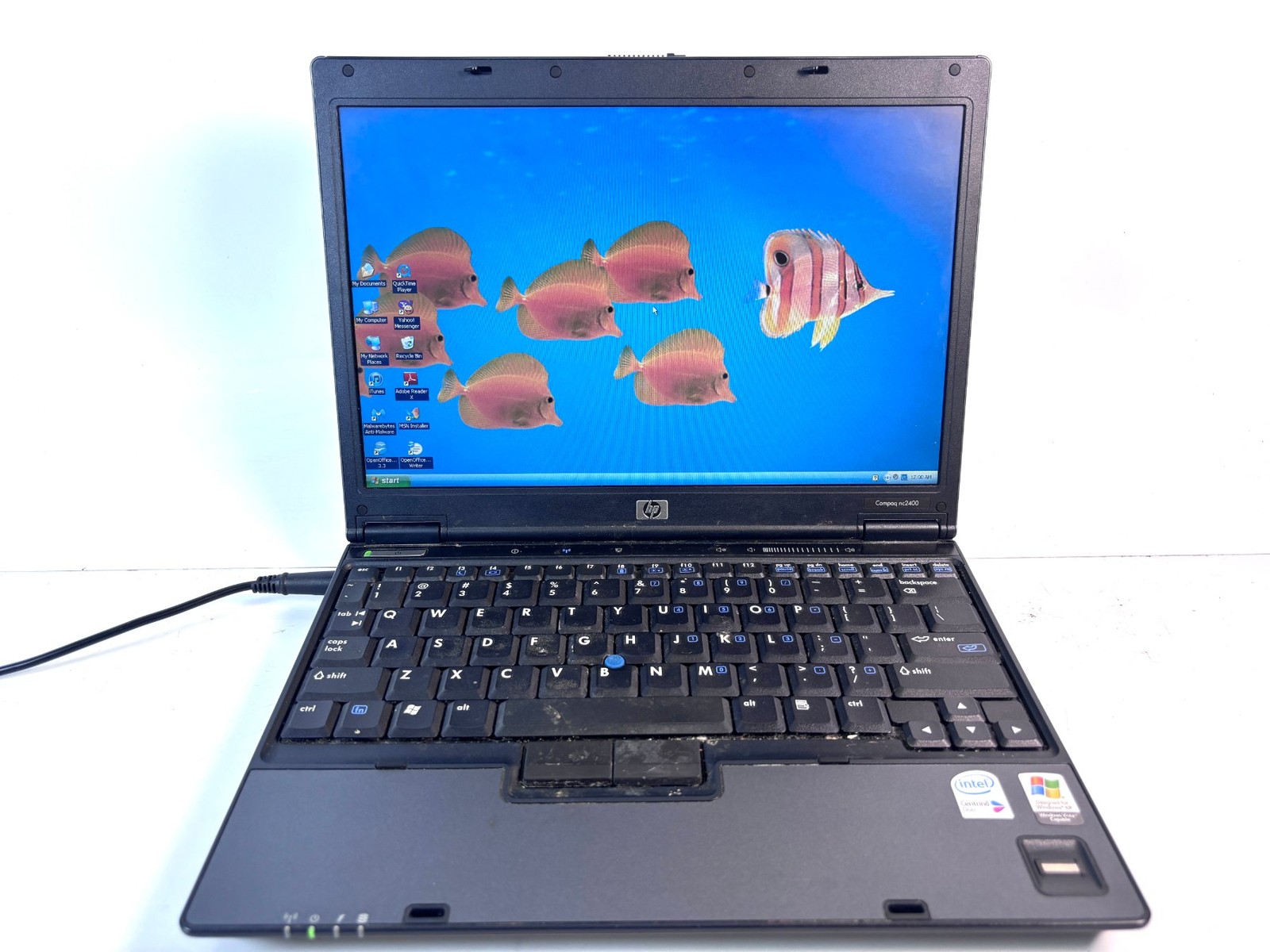 HP Compaq NC2400 – 12″ HD, 1.2GHz Solo U1400, 2GB RAM, 120GB HDD, Windows XP
