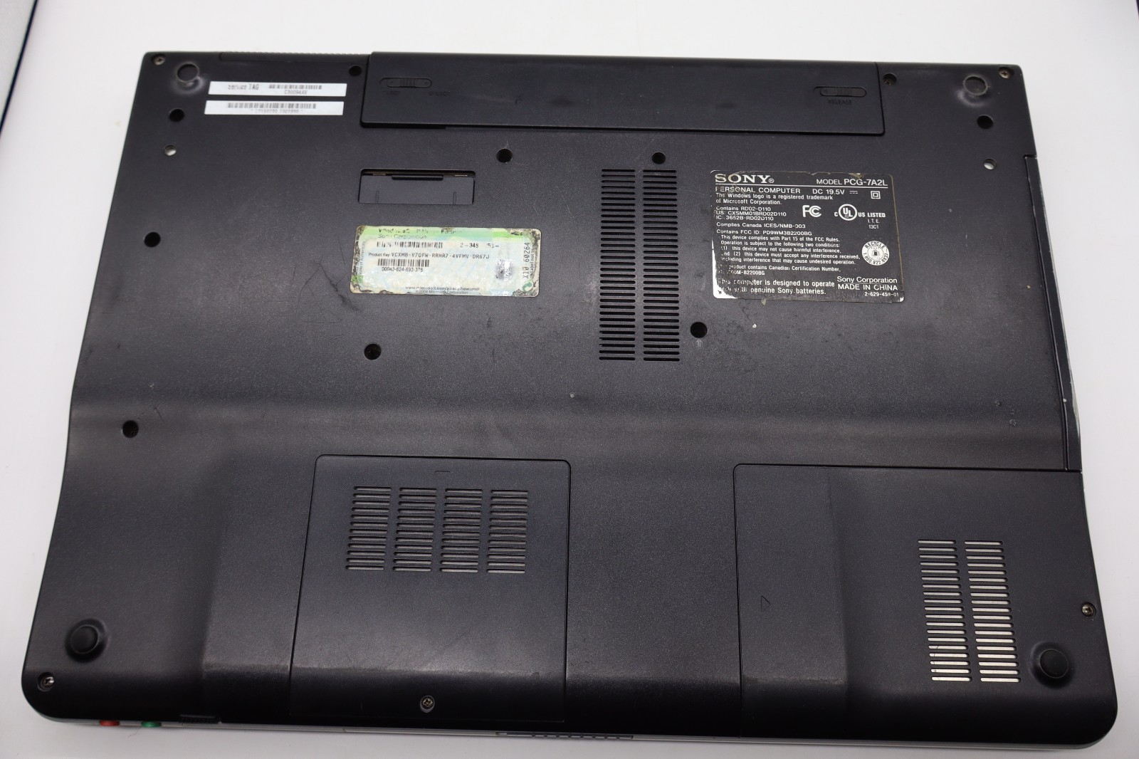 Sony Vaio PCG-7A2L | Intel Centrino | NVidia Graphics | Untested For Parts