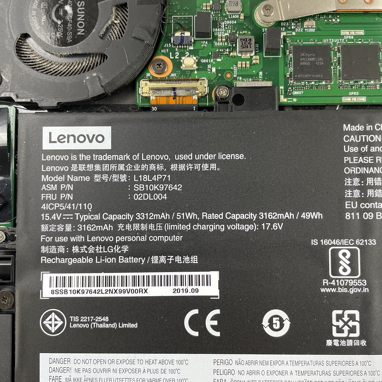 Lenovo ThinkPad X1 Yoga 4Gen 14″ i5-8265U 1.60 GHz 16 GB RAM No SSD/OS/AC