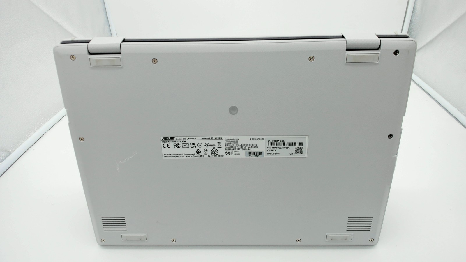 Asus Chromebook CX1 14″ Intel Celeron N4500 4GB 64GB CX1400CKA-DB44 PC1701517
