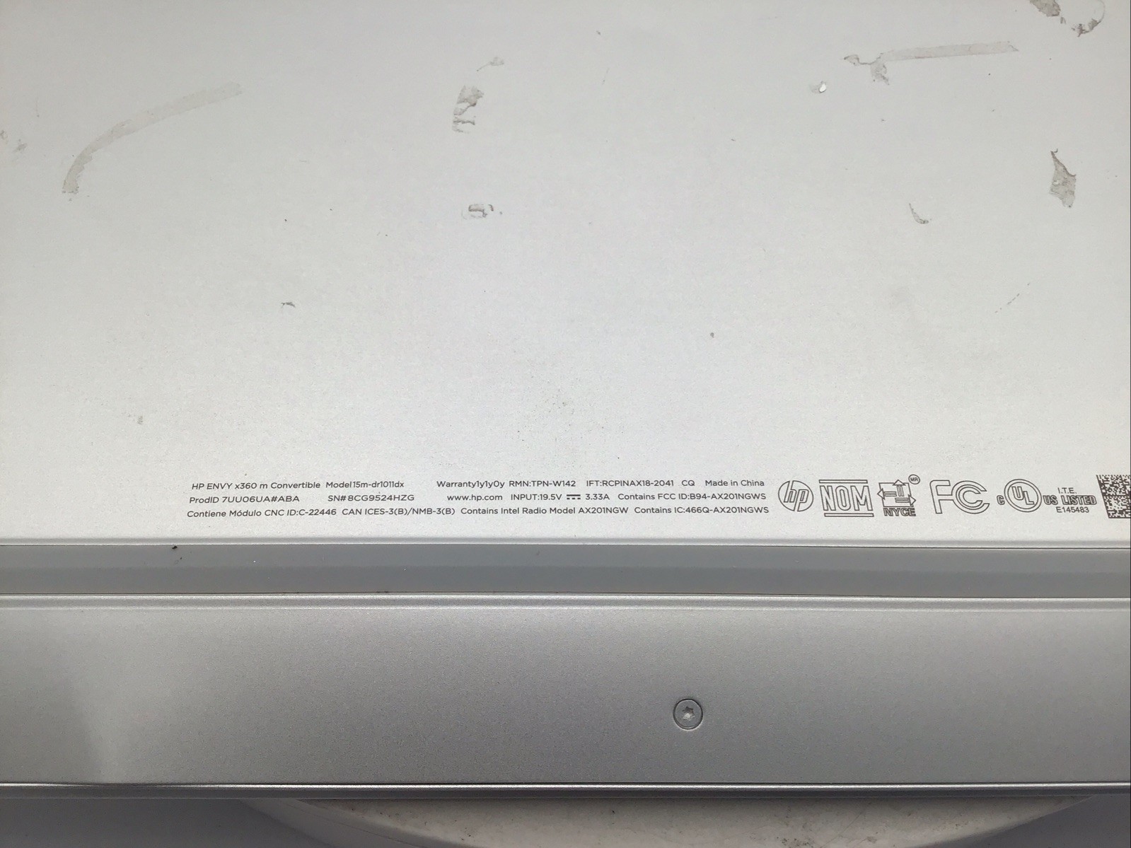 HP Envy x360 15.6″ Laptop i5-10210U 8GB RAM 256GB SSD Windows 11 Pro Used READ