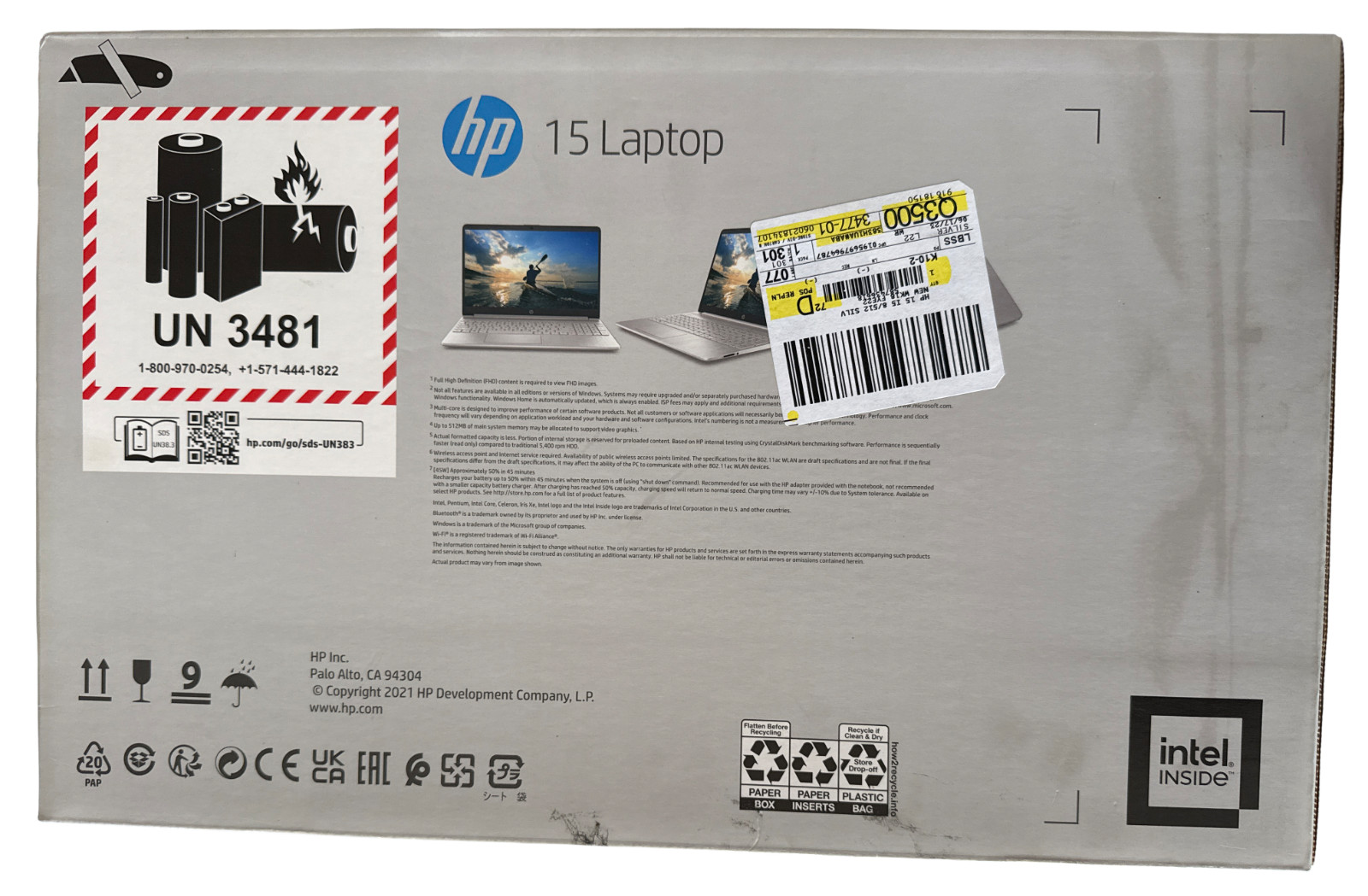 HP Laptop 15dy2152wm 15.6″ i5-1135G7 2.4GHz Intel Iris Xe Graphics NEW SEALED