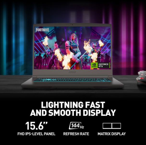 MSI Cyborg 15.6 in (512GB SSD, Intel Core i7 13th Gen 4.90 GHz, 16 GB) Laptop –