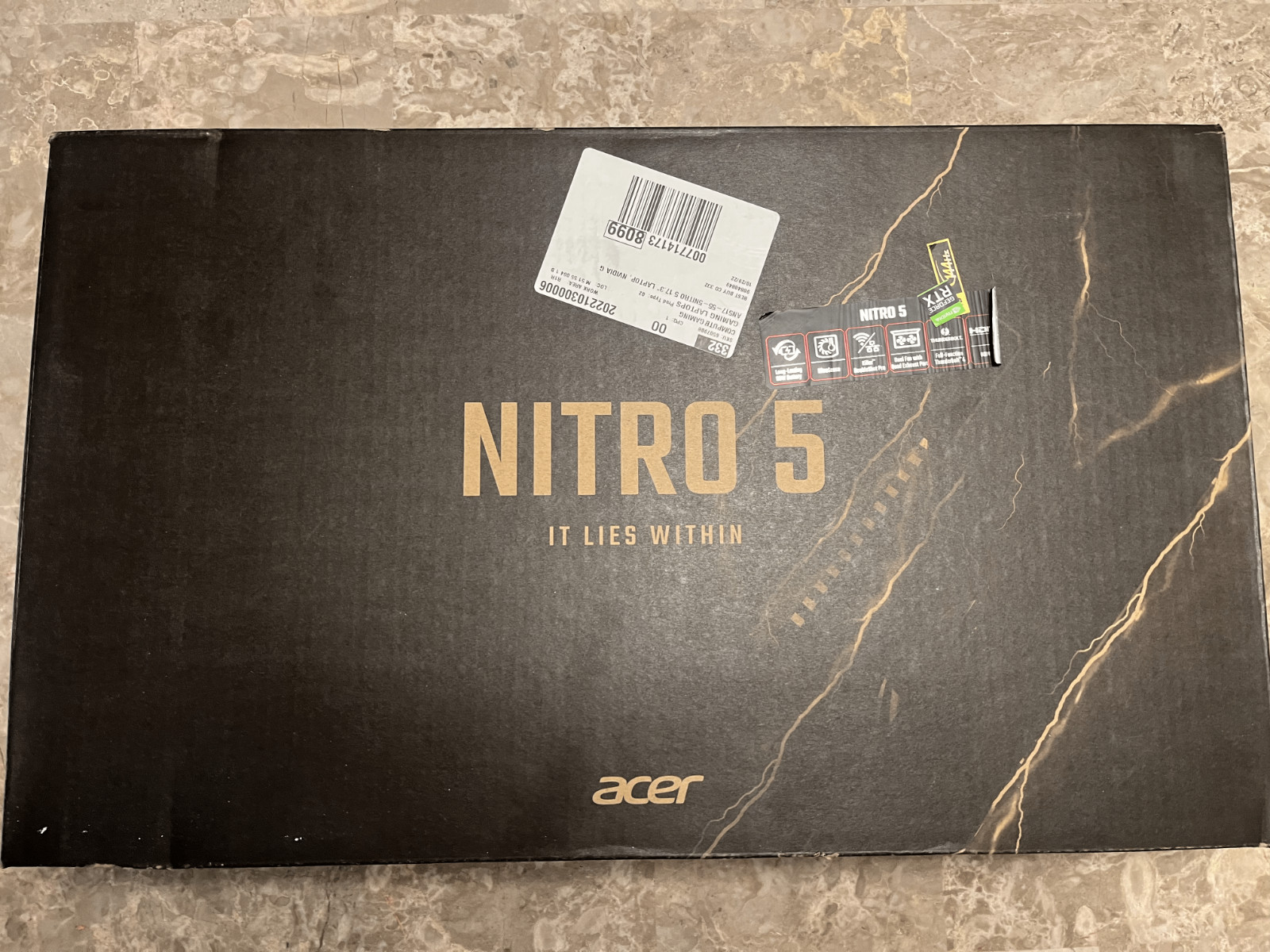 Acer Nitro 5 17.3″ 144Hz IPS RTX 3050 Intel i5-12450H 2GHz 8GB DDR4 512GB SSD