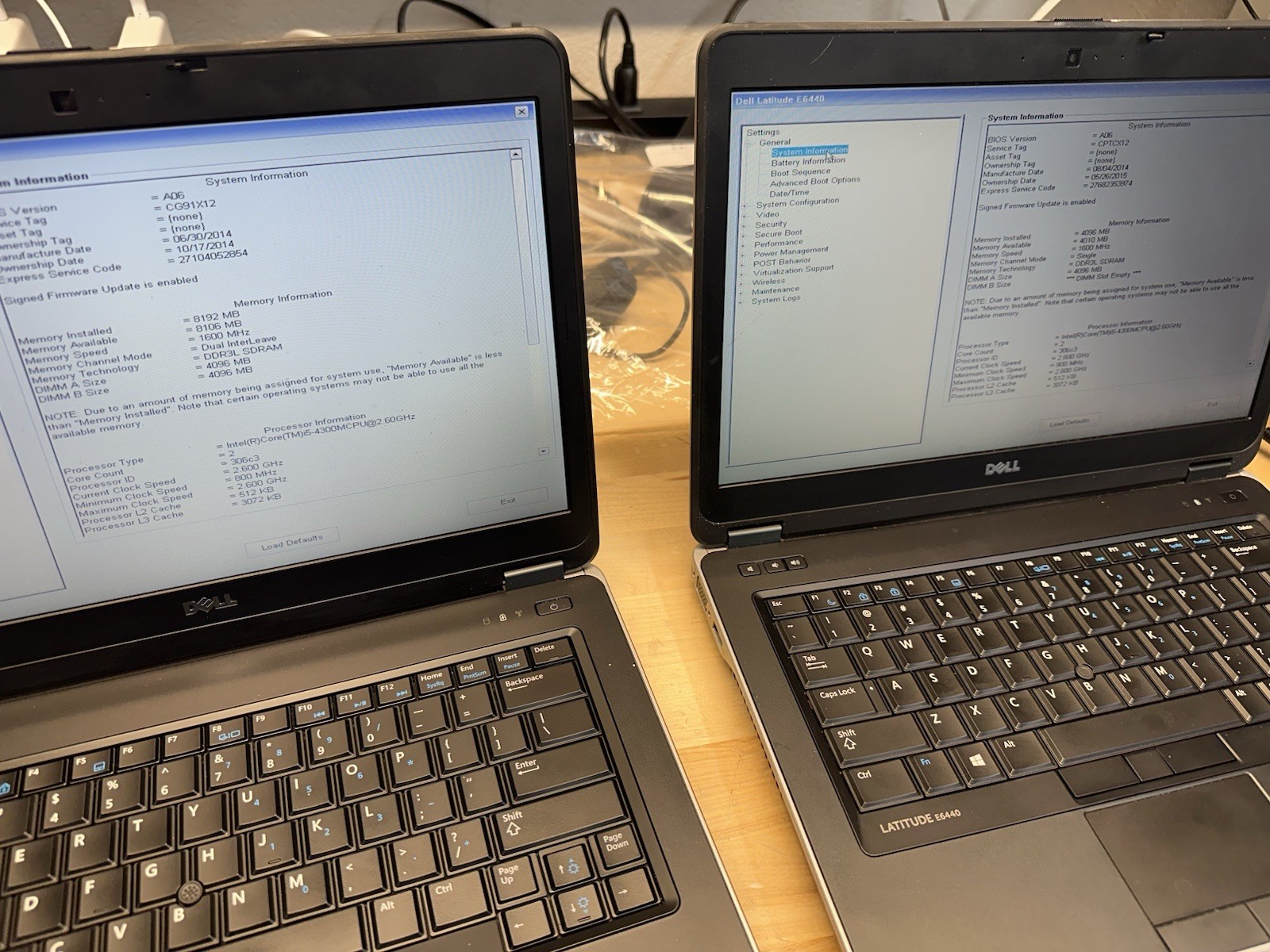 *LOT OF 3* Dell Latitude E6440 E6230 i5-4300 8GB RAM NO HDD *SOLD AS IS, READ!!!