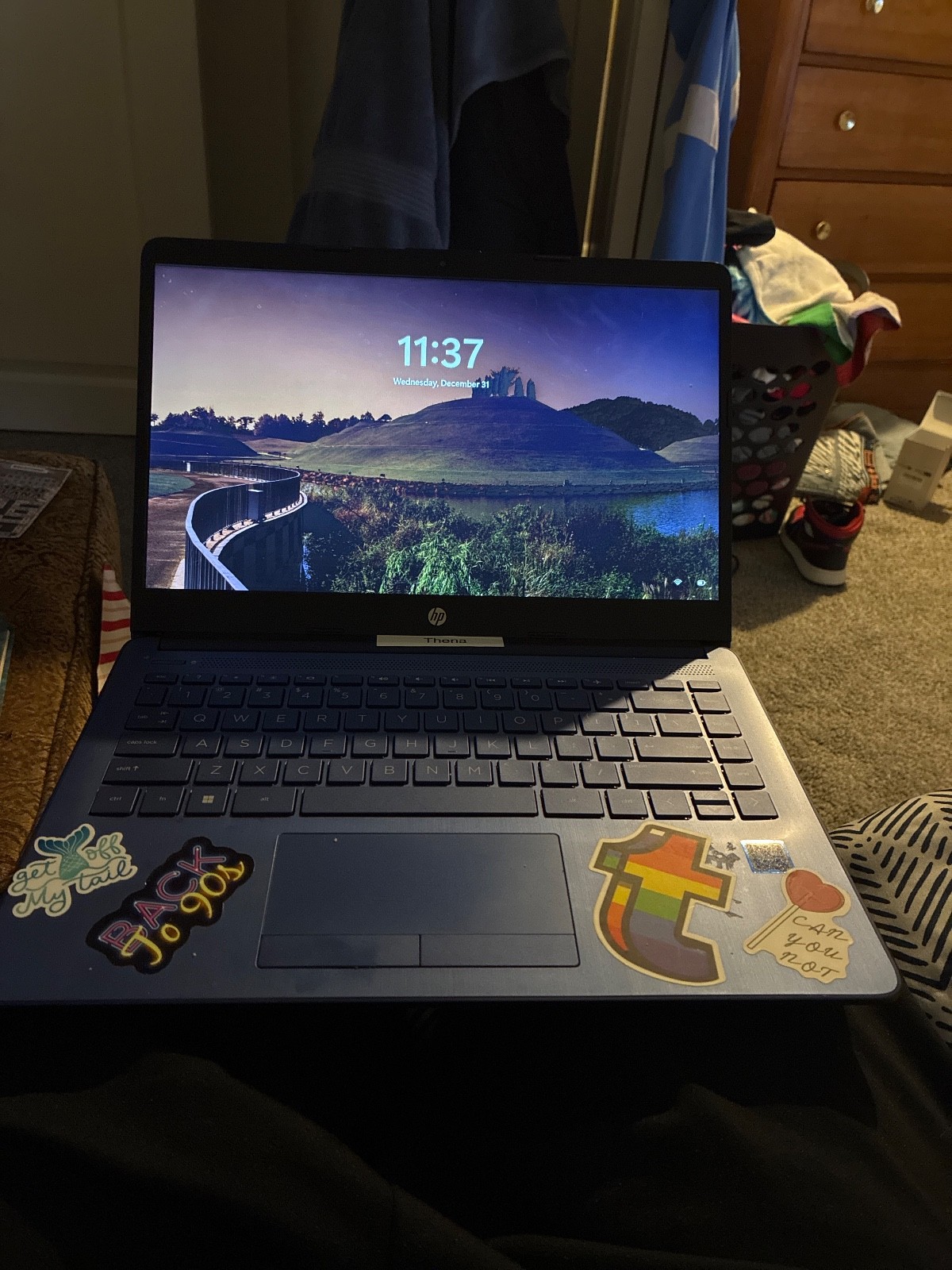HP Stream 14-CF2111WM 14” (64GB eMMC Intel Celeron N4120 4GB RAM) Laptop – Blue
